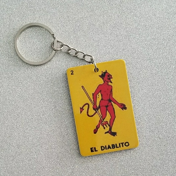 Accessories - El Diablito Loteria Keychain